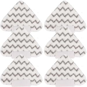 Sgizoku Triangle Steam Mop Replacement Pads for Shark Lift-Away Pro Steam Pocket Mop and Shark Genius Steam Pocket Mop System S3973D S3973 S5003D S6002 Vacuum Cleaner (6 Pack)