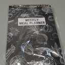 icceemee Tear-Off Meal Planner & Grocery List Pad - 54 Sheets with Bonus Stickers for Refrigerator or Wall (Ideal for Homemakers & Weight Management) Pack of 2