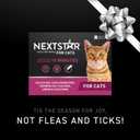 NEXTSTAR Flea and Tick Prevention for Cats, Repellent and Control, Fast Acting Waterproof Topical Drops, Flea Prevention for Cats Over 3.5 lbs, 1 Month Dose