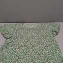 SOLY HUX Women's Floral Print Tops Ruffle Short Sleeve Crew Neck Summer Boho Blouse Multicoloured Floral Medium