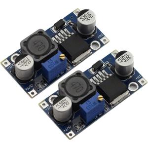 2pcs DC-DC Buck Converter Power Module 3A Adjustable Step-Down LM2596 Voltage Regulator 24V to 12V 5V 3V