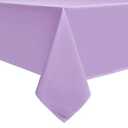 Romanstile Spring Rectangle Tablecloth - Waterproof and Wrinkle Resistant Washable Polyester Table Cloth for Kitchen Dining/ Party/ Wedding Indoor and Outdoor Use (52 x 70 inch, Lavender)