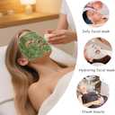 Gemshan Jade Mask,100% Natural Stone Facial Mask for SPA Skincare Beauty Tools for Puffy Eyes Dark Circles