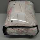 Modern Threads Silky Soft Microfiber and Wrinkle Free Sheets - Luxurious Microfiber Bed Sheets Includes Flat Sheet, Fitted Sheet with Deep Pockets, & Pillowcases Ivory, Queen (17 Roses on Ivory)