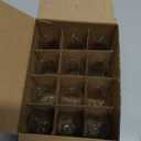 Seentech 12 Pack 25W 120V E12 Base B10 CTC Incandescent Light Bulbs, Transparent Candle Light Bulbs Perfect for Chandeliers, Ceiling Fan Lights, Pendants, Fireplace, Dimmable, Warm White 2700K