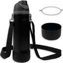 Silicone Boot Set for Owala Water Bottle 24 oz, 32 oz, 40 oz - Includes Non-Slip Sleeve, Shoulder Strap & Handle Strap, Perfect Owala Accessories, Fits Owala Tumbler, Owala FreeSip, Candy Coated