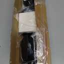 ENJOYBASICS 2 Pack Adjustable Spring Tension Curtain Rods 32 to 66 Inches, Stainless Steel Matte Black Shower Rod No Drilling for Window, Bathroom, Closet, Room Divider, 7/8" Diameter