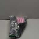 32.4in Scalloped Mahjong MatAnti Slip Noise Reduction Mahjong Accessorie Mahjong Table MatComes with 4 Dice and 1 Mahjong Mat Storage Bag,4 Mahjong Shuffle Cards (Pink)