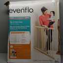Evenflo Walk-Thru Top of Stairs Baby Gate, Natural Wood