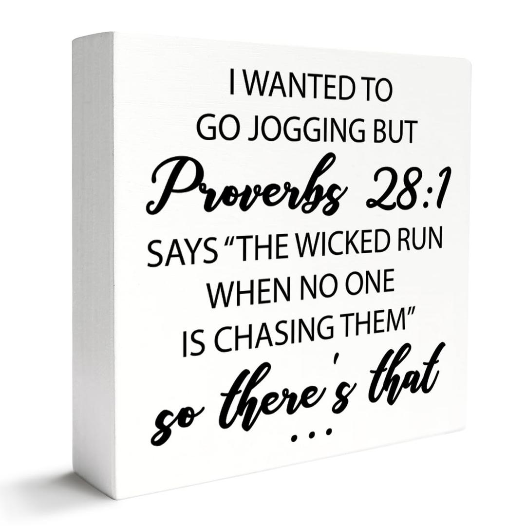 Running Gifts for Women Men, Christmas Birthday Gifts for Runners Running Lover, Track Marathon Running Lover Coach Gifts, Track Marathon Runner Gifts for Women Men, Running Decor, Bible Verse