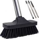Push Broom Brush Stiff Bristles Floor Cleaning Brush Multi-Purpose Scrubber Brushes for Bathroom Bathtub Tile Floor Deck Patio