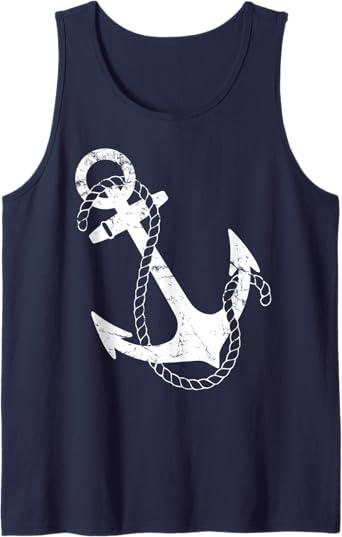 Fabulous Friday Women's Nautical Anchor Tank Top - Black, Small, Sleeveless Fabulous Friday Women's Nautical Anchor Tank Top - Black, Small, Sleeveless