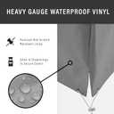 Crosley Furniture Patio Furniture Covers, Waterproof Outdoor Chair Cover for Backyard, Deck, Gray