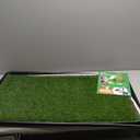 Reusable Dog Loo System with Artificial Grass Turf&Pee Pads&Tray, for Puppy Potty Training is Portable&Easy to Clean,35x23in Large Dog Litter Box Toilet for Indoor/Outdoor useExtra, Large