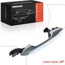 A-Premium Front Right Passenger Side Exterior Door Handle - Compatible with Honda Accord 2013-2017, Pilot 2015-2020 - for Models Without Smart Key Entry, Chrome Finish