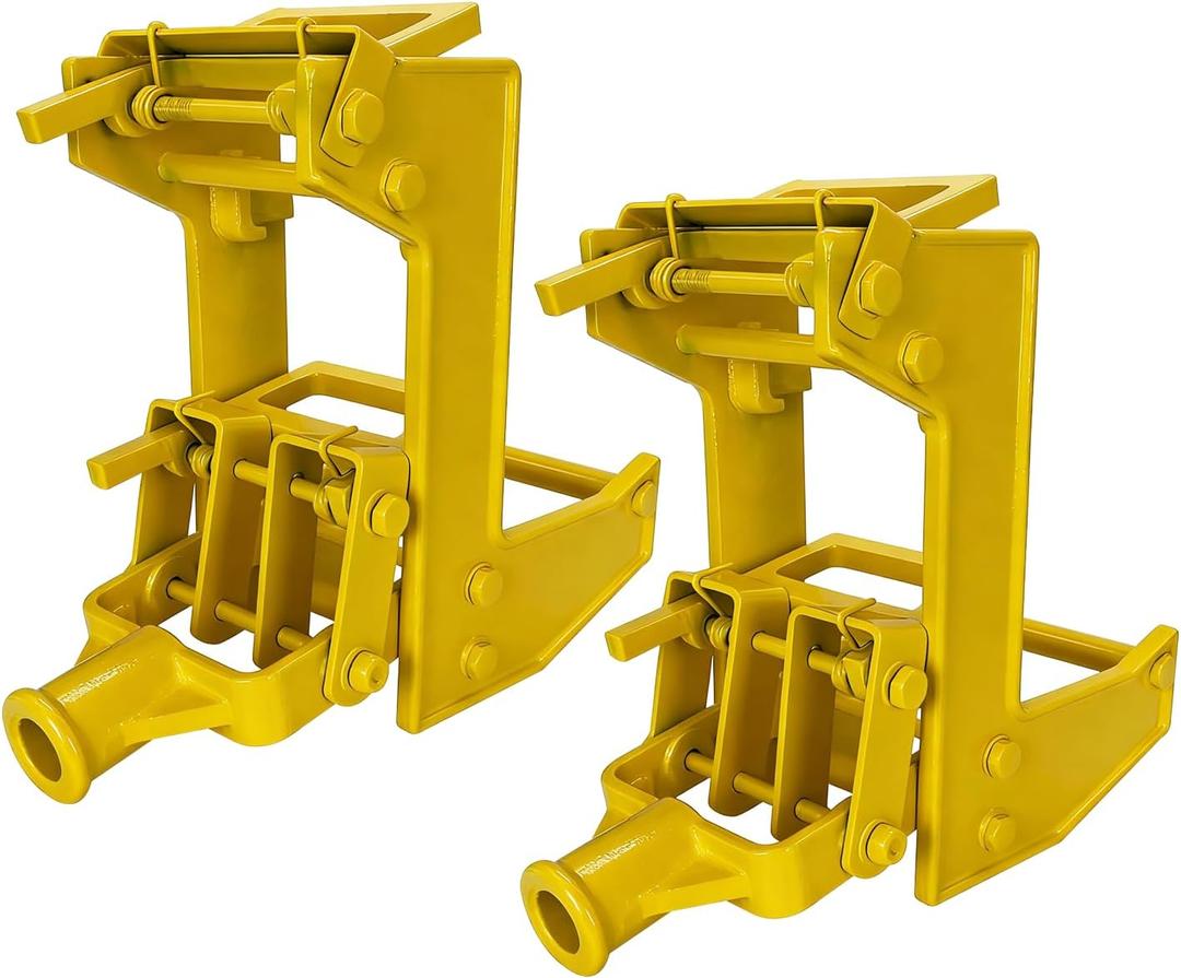 2 PCs Portable Wall Jack for Framing, Use with 1-1/2 X 3-1/2 In Fir Poles Or 1 In OD Steel Pipe, Malleable Casting Iron Wall Jack for Lifting Wall Beams, Capacity of Lifting 1,000 lbs, 2 Pack