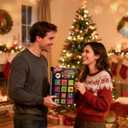 2025 Santa Swap Gift Exchange Dice,Advent Calendar 2025,24 Days Christmas Countdown Gift with Dice Set,Stocking Stuffers for Men Women Adults Couples,Anniversary Christmas Birthday Wedding Gifts