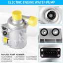 Electric Engine Water Pump w/Thermostat Compatible with BMW 128i 325i 328i 330i 525i 528i 530i X3 X5 Z4, Replace# 11517586925, 11537549476