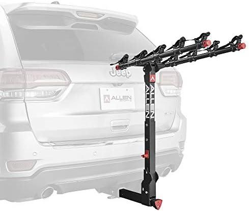 Allen Sports Deluxe+ Locking Quick Release 5-Bike Carrier for 2 in. Hitch, Model 850QR,Black