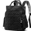 SoHo Kenneth Diaper Backpack 6Pc Set Tote Bag, Black