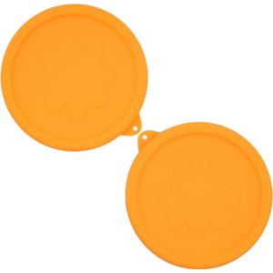 2 Pack Silicone Replacement Lids Only Fit for Pyrex 7401-S 3-Cup Sculpted Glass Mixing Bowls, Small Size Silicone Covers, Dishwasher & Microwave Safe