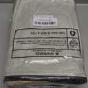 Fab totes 6 Pack Clothes Storage, Foldable Thick Fabric Blanket Storage Bags, Containers for Organizing Bedroom, Closet, Clothing, Comforter, Organization with Handle,Beige