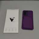 Vizvera for Samsung Galaxy S23 Plus Case Wallet, RFID Cards Holder (4 Cards) & Camera Cover & Kickstand for Women Men, Full Body Shockproof Silicone Case for S23 Plus 6.6"-Purple
