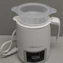 The First Years Gentle Warmth Digital Baby Bottle Warmer - Bottle Warmer for Breastmilk, Baby Formula, and Baby Food - Includes Milk Warmer, Basket, and Cup - White (1 Count (Pack of 1))