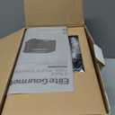 Elite Gourmet ECT1027B Cool Touch Toaster with 6 Temperature Settings & Extra Wide 1.25" Slots for Bagels, Waffles, Specialty Breads, Puff Pastry, Snacks, ETL Certified, 2 Slices, Black