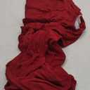 Trlyc 1 Pack 6FT Spandex Table Cloth - 72 x 30 Inch Rectangular Stretch Tablecloth, Wrinkle Resistant Scretch Table Cover for Wedding, Party, Banquet, Picnic, Outdoor Decoration (1Pcs,Burgundy)