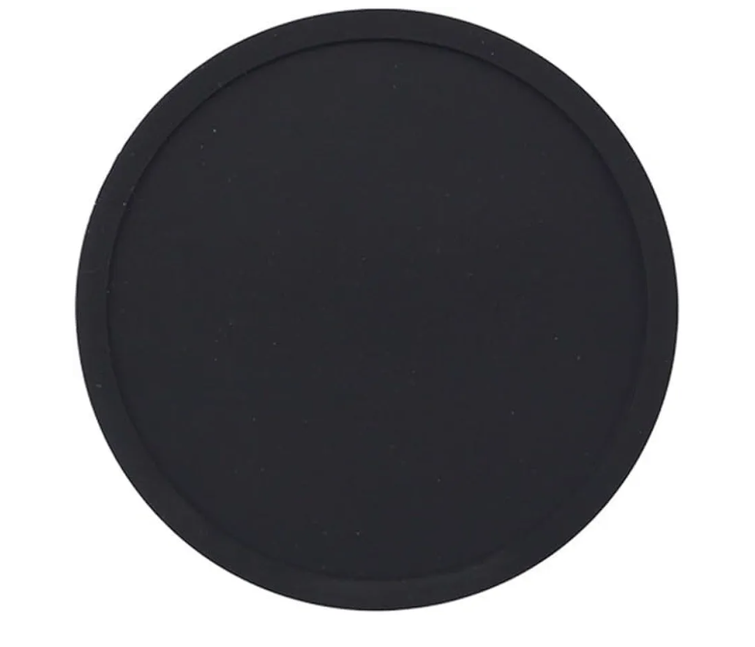 Heat Insulation Cup Mats, Silicone Coasters, Round Shape