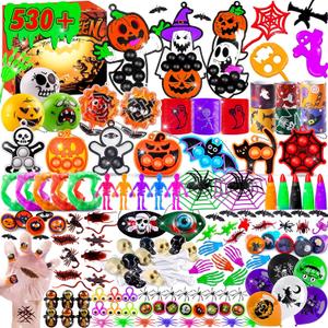 530 PCS Halloween Party Favors for Kids, Halloween Toys Bulk for Goodie Bags Fillers, Non-Candy Treats, Classroom Prizes, Halloween Gifts for Boys Girls