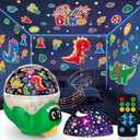 Dinosaur Night Light Projector for Kid Room | Dinosaur Toys for Kids 3-5 | Baby Light Projector with Music Timer and Remote Control Birthday Gifts for Boys
