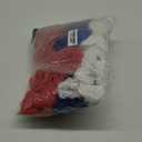 108pcs Roses Head Flowers with Stem - Red Blue & White Artificial Flowers Rose Bulk - Silk Rose Fake Flower Arrangement for Patriotic Memorial Bouquet Grave Centerpieces 4th of July Party Wall Decor