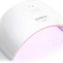 SUNUV UV LED Nail Lamp, Nail Dryer for Gel Polish UV Light for Nails with Sensor 2 Timers SUN9C Pink Gift for Women Girls