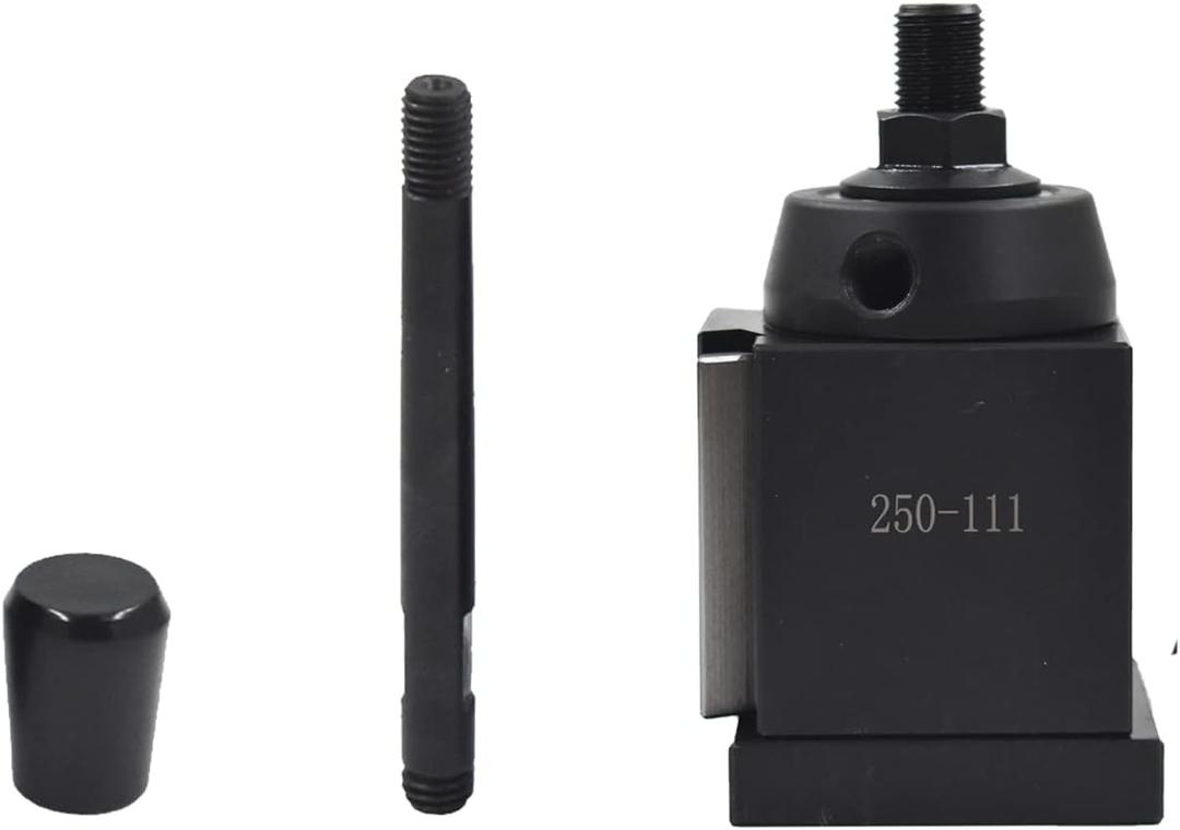 1Pcs Quick Change 250-111 Tool Post Wedge Type Tool Post Steel AXA Wedge Type Quick Change Tool Post Up to 12 Inch Swing Dia