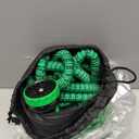 100 ft Expandable Garden Hose-2026 Newly Upgraded Expanding Garden Hoses with 10 Function Spray Nozzle, Extra Strength Fabric, Leak-Proof, Lightweight, Kink-Free Flexible Retractable Hose (GreenBlack)