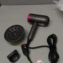 CONFU Ionic Blow Dryer 1600W, Portable Lightweight Fast Drying Negative Ion Hairdryer Blowdryer, 3 Heat Settings & Infinity Speed, with Diffuser and Concentrator Nozzle for Home & Travel (Grey)