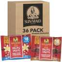 Sun-Maid Vanilla & Chocolate Yogurt Coated Raisins Variety Pack - (36 Pack) 0.5 oz Mini Snack-Size Bag - Yogurt Covered Dried Fruit for Lunches and Back to School Snacks BB 8/13/26