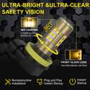 9006 LED Bulb, 360 Surround Lighting, HB4 Fog Lights Bulb Brightness Increased By 600%, 9006/HB4 Bulbs Plug and Play, For Fog Lights LED and DRL, Running Board Light Assemblies(warm white, 9006/HB4)