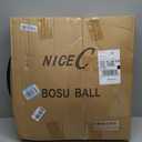 Nice C Balance Ball, Half Ball, Balance Ball, Exercise Workout Trainer, with Resistant Band, Strength Fitness Yoga with Bonus Foot Pump