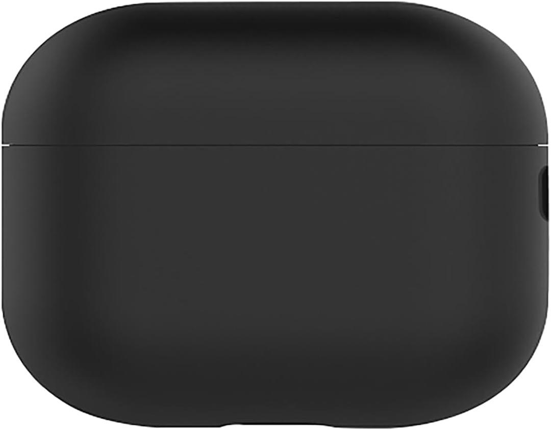 2022 Silicone Case Compatible with Airpods Pro 2 Ultrathin 1.5mm Thick Protective Cover Front LED Visible (Black)