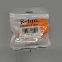 R-fun for AirPods Pro 2nd/1st Generation Case with Cleaner Kit,Soft Silicone Protective Case Cover for Apple AirPod Pro 2/1 for Women Men,AirPods Pro Case Accessories with Keychain,Orange