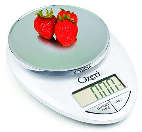 Ozeri Pro Digital Kitchen Food Scale, 0.05 oz to 12 lbs (1 gram to 5.4 kg)