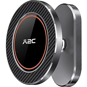 A2C Alloy Magnetic Golf Cart Phone Holder for MagSafe iPhone, Unique Fathers Day Golf Gifts for Men Dad Him Husband Ladies Her Golfers, Golf Accessories Essentials Gadgets Fits EZGO, Club Car, Yamaha