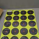 Splatterburst Targets - 18 x 24-4 inch Bullseye Splatter Target - Easily See Your Shots Burst Bright Fluorescent Yellow Upon Impact - Made in USA (10 Pack)