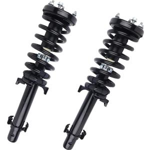 KUSATEC Front Pair Complete Struts Shock Absorber fit for Honda Accord 2008 2009 2010 2011 2012; 172562L 172562R Left/Right Struts with Coil Spring Assemblies