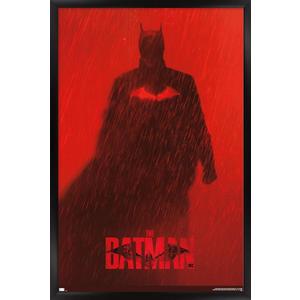 Trends International DC Comics Movie The Batman - Batman Teaser One Sheet Wall Poster, 14.725" x 22.375", Black Framed Version, 22.4"L x 14.7"W