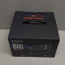 Smart Projector 1080P 4K Support with WIFI 6 and 2-Way Bluetooth 1500ANSI Auto Keystone Electric Focus Mini Projectors Home Theater Movie Outdoor Portable Projector (Black)