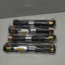 Cawiew 4 Pack Light up Sword Saber with FX Sound (onOff Control) and Full Retractable Handle, 4 Colors LED Glow in The Dark Toy for Kids Adult